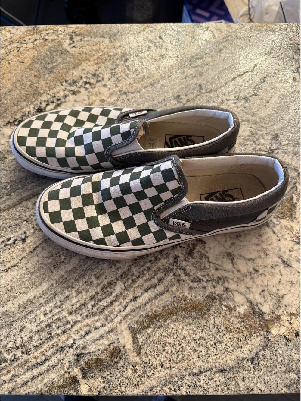 Vans Classic Slip-On Checkerboard Canvas Sneakers